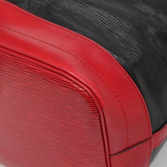 LOUIS VUITTON Epi Noe Shoulder Bag Bicolor Black Red M44017 LV Auth gh522 - Picture 5 of 16